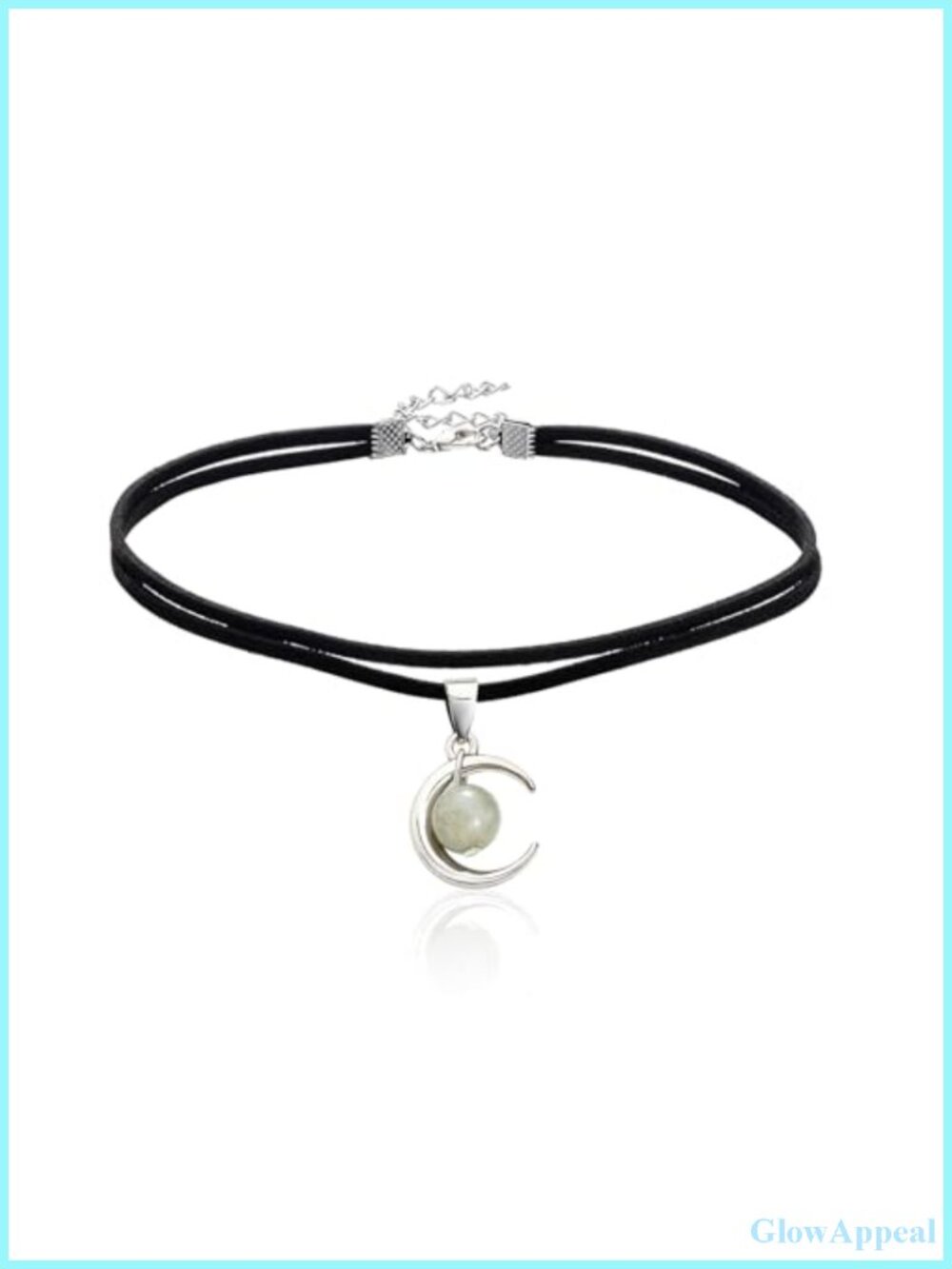 Crescent Moon Choker Necklace Witch Gothic Halloween Costume Jewelry